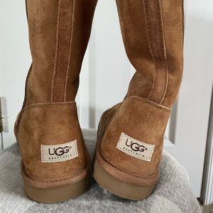 Tall UGG boots worn once.